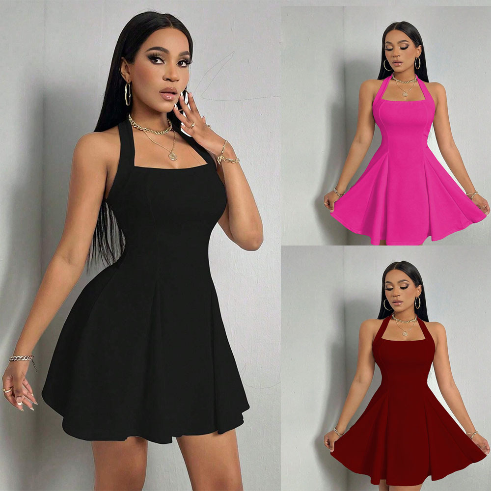 Y2K Nowa Seksowna Sukienka Min – Y2K Backless Halter Mini Dress recenzja i cena