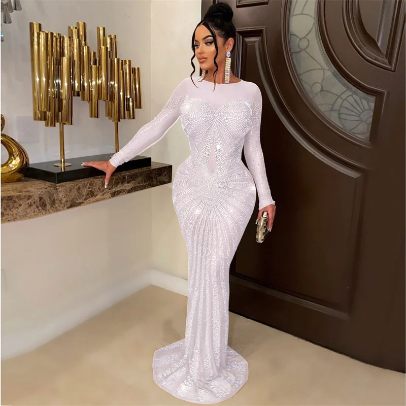 Seksowne, błyszczące, kryształ – Sparkly Rhinestone Club Party Dress recenzja i cena