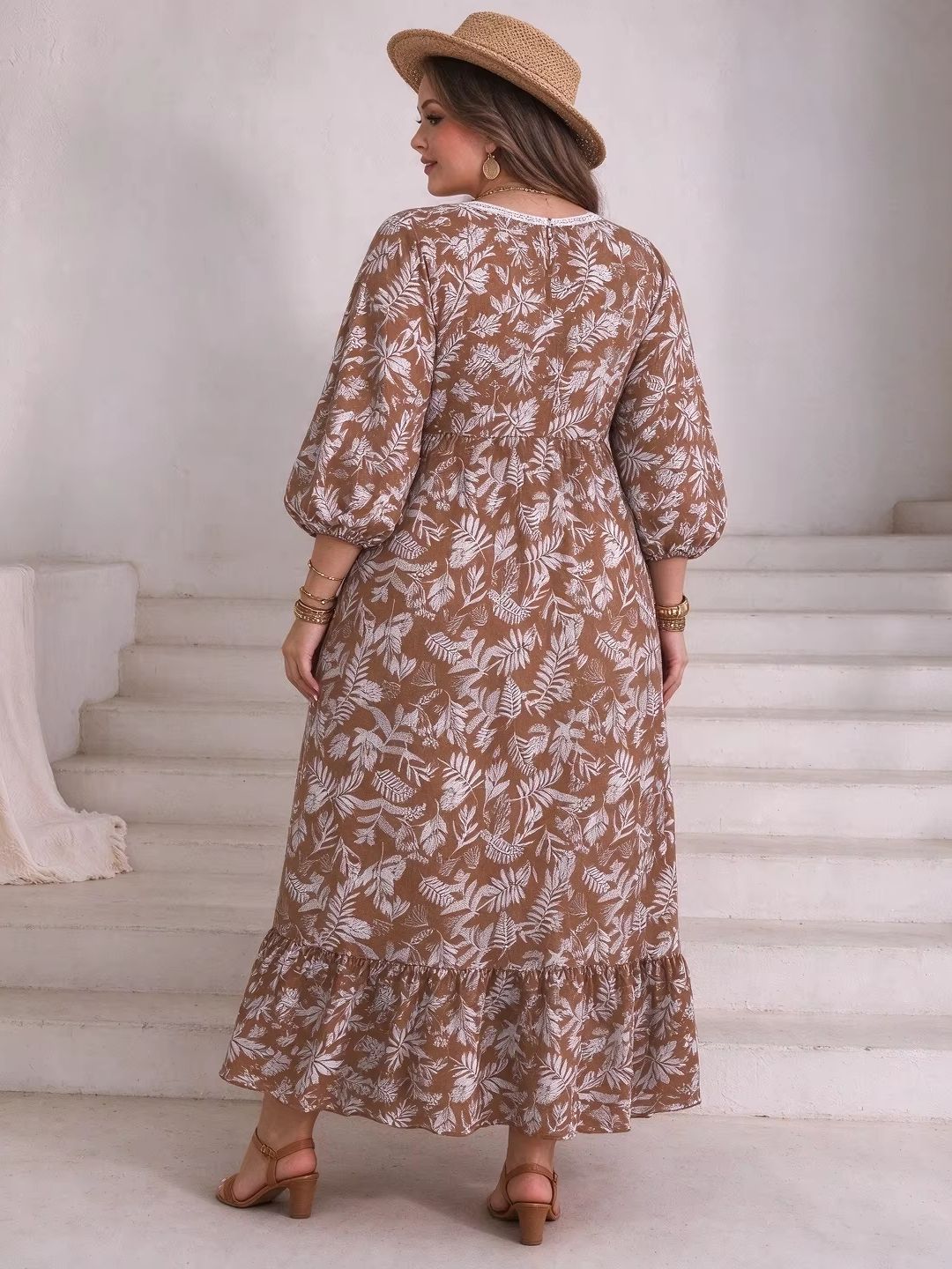 Sukienka maxi w kwiatowy wzór  – Boho Summer Beach Maxi Dress recenzja i cena