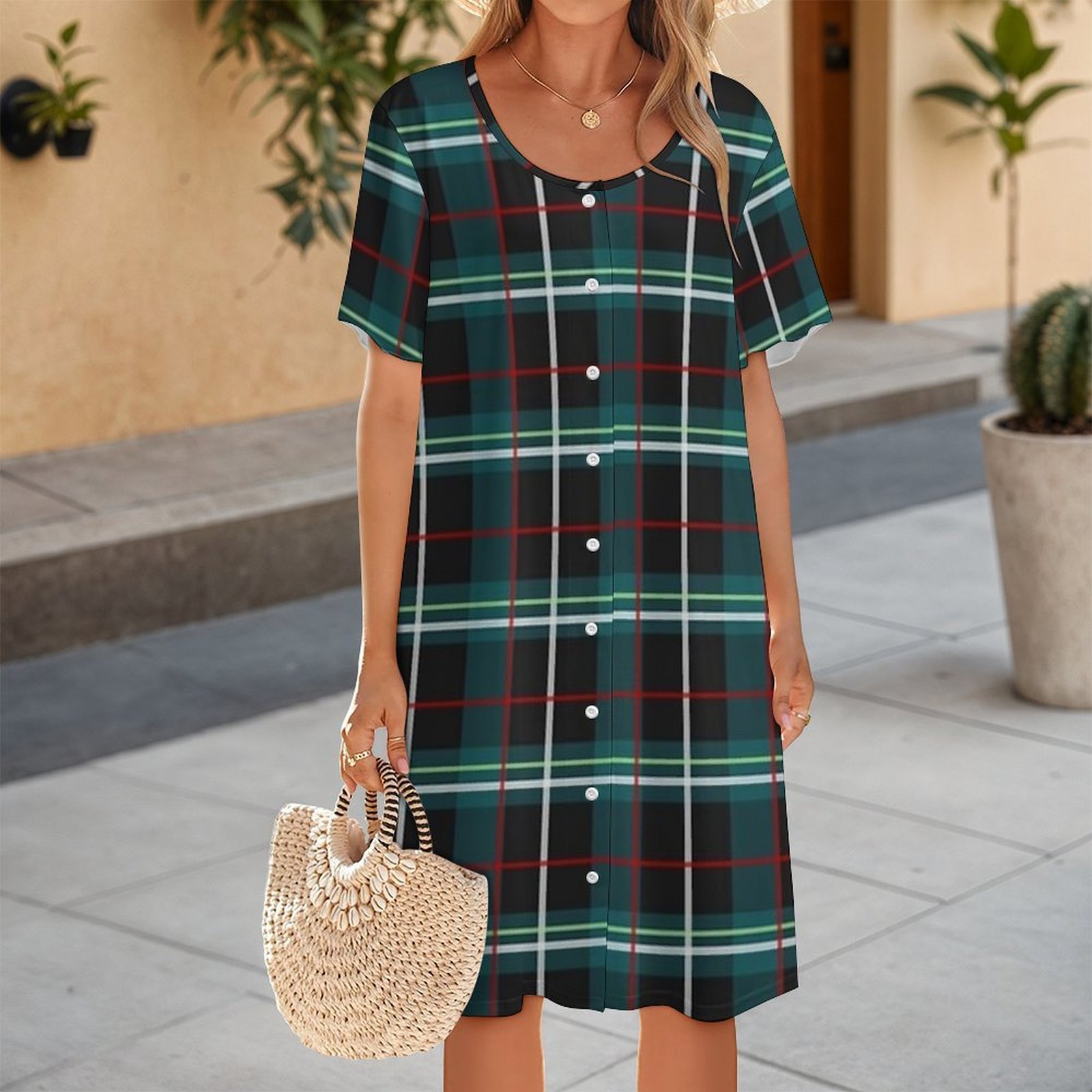 Sukienka Frankie Stein First W – Korean Style A Line Shirt Dress recenzja i cena