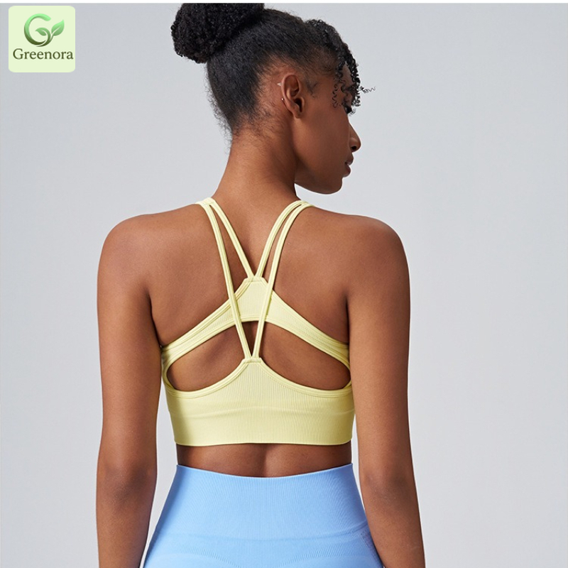 Bezszwowy prążkowany biustonos – Seamless Ribbed Workout Tank Top recenzja i cena