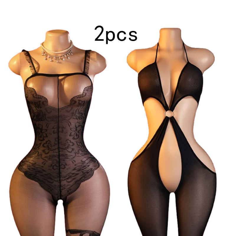 Dwuczęściowy zestaw – czarny,  – Lingerie recenzja i cena