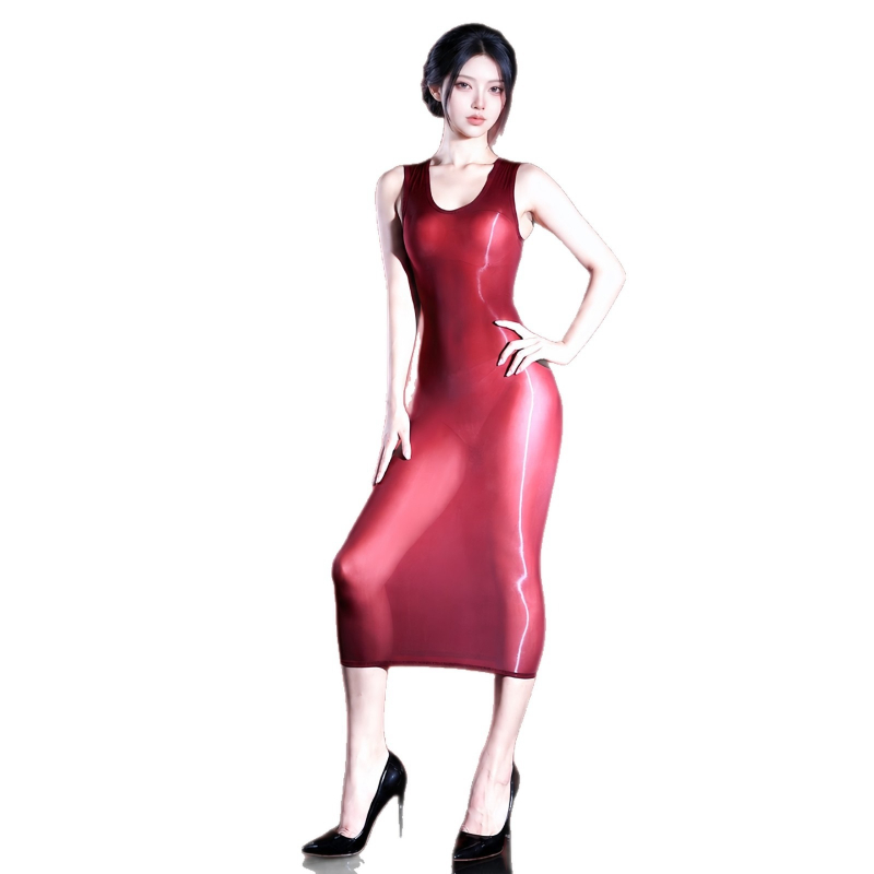 Damska seksowna sukienka bez r – Sexy Mesh Sheer Bodycon Dress recenzja i cena